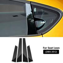 SEAT Leon MK2 2005-2012 SEAT Altea Automobilio Langas Durys Stulpelis B C Stulpelio Apdailos Dangtelis Blizgus Juodas PC Lipdukai Priedai Glossy Black