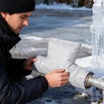 Water Meter Protection Cover Protective Reusable Frost-Proof Winter Water Pipe Freeze Protection Cover For Homeowners Renters China Mainland