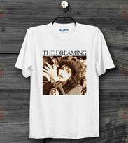 Kate Bush 100% Cotton T-shirt Mens Tees Top Dreaming Hounds Love Kick Inside Unisex 100% Cotton T-shirt Mens Tees Top B493 M