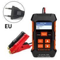 KW520 3 in 1 Car Battery Charger Tester 12V-24V 10A with Pulse Repair and Multilingual Backlit 2.0 inch Display for Diagnostics US