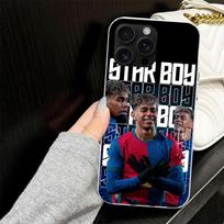 L-Lamine Y-Yamal 19 Case for iPhone 13 12 Mini 11 Pro Max Soft Phone Cover X XS XR 7 SE 8 Plus 6 6S 5 5S Silicone Black Capa iPhone 6