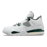 Air Jordan 4 Retro PS Oksiduotos žalios spalvos vaikiški sportbačiai Balti Neutraliai pilki BQ7669-103 29.5