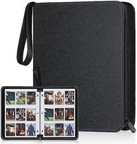900 Pocket Trading Card Binder - 9-Pocket Black Card Album with Acid-Free Pages for Standard Sport & Game Cards - Durable Card Storage Binder