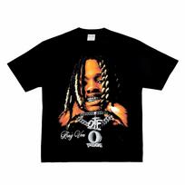 Lil Durk King Von Pendant Print TShirt Cotton Street Culture Hip Hop Streetwear Unisex Vintage Rapper Merch Loose Tees S