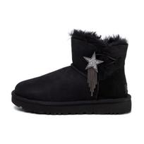 UGG Mini Bailey Star Snow Boots Sequined Stars Black Women boots 1108930-BLK 38
