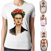 Frida Kahlo Portrait T Shirt - Modern Art Hipster Vintage S