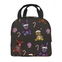 Lunch Box FNAF At Freddys Accessories Food Box Harajuku Cooler Thermal Bento Box For School Option 1