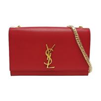 [Pre-Owned] Kate Medium Red Leather Shoulder Bag With Gold Hardware - Good #1TM5XJP ONE SIZE