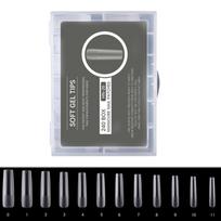 240Pcs False Nails Frosted Press on Nails Coverage False Nails Tips Water Drop Full Sticker For Nails Manicures Tool 1