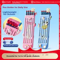 Cat Prince Daily Use Stationery Box Pencil Case Multi-functional High-value First and Second Grade Pencil Case Advanced Pencil Case Pink
