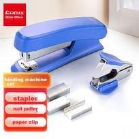 COMIX (COMIX) 12# Office Stapler 3-Piece Set (Stapler, Staples, Staple Remover) Office Supplies, Office Stationery Tools, Blue B3020