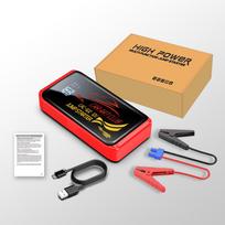 2026 New Smart Jump Starter 12V Car Battery Booster, Portable Power Bank with LED Light & Quick Charge Function Recommend