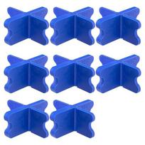 New!8 Pcs Deck Spacer Tool,4 Thicknesses Deck Board Spacers(1/16In, 1/8In, 3/16In, 1/4In), Deck Spacers Assorted mėlyna