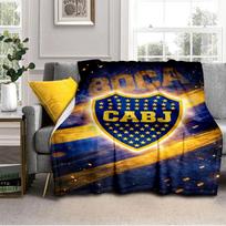 Boca Juniors Crest  Blanket Outdoor Flannel Blanket for Camping, Hiking, Garden Parties, Picnic Essentials,gift for family and friends 75x90cm