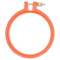 Plastic Cross Stitch Hoop Adjustable Design Plastic Hoop Durable Adjustable Hoop Ring  For Sewing 4in
