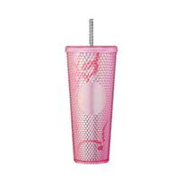 Starbucks x Blackpink Pink Stud Cold Cup 710ml ONE SIZE rožinė