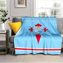 Celta Vigo Crest Design Blanket Outdoor Flannel Blanket for Camping, Hiking, Garden Parties, Picnic Essentials,gift for family and friends 75x90cm