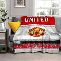 Manchester United Stadium Portable Blanket/Soft Blanket Bedding Blanket Suitable for Travel Camping Living Rooms Offices Sofas Fan Gifts 75x90cm