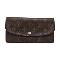 [Pre-Owned] Louis Vuitton Emilie Wallet 'Brown Monogram Canvas' - Very Good #73FDE9 ONE SIZE