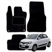 Velour floor mats for renault twingo 3 iii from 2014 car mats b