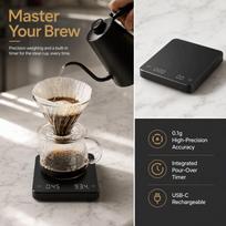 Built-In Battery Kitchen Scale PC + ABS Digital Kitchen Scale  Cooking and Baking juoda