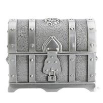 Small Jewelry Storage Case Zinc Alloy Material Pirate Trinket Chest Treasure Chest Box  Wedding Use