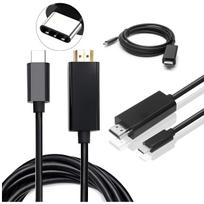 Kabel przewód usb typ-c 3.1 na hdmi 1,8m adapter przejściówka mhl usbc