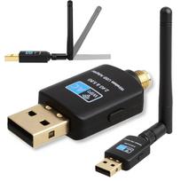 Karta sieciowa adapter wifi 600mbps 2,4ghz 5,8ghz 5ghz ac usb dual band