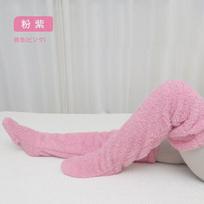 Fluffy Thigh High Socks Teddy Legs Snuggle Long Paws Fuzzy Leggings Over Knee Slippers Hairy Stockings One Size