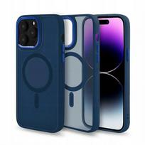 Etui do iphone 11 pro max magsafe magmat obudowa wzmacniana granatowy+szkło