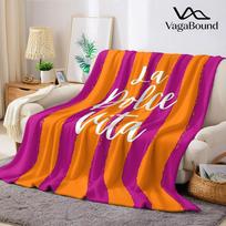 Dolce Vita Charm Flannel Blanket Warm Soft Halloween Christmas Couch Warm Cozy Decorative Decor Gift for All Season Size: 75*100cm, Weight: 230 GSM