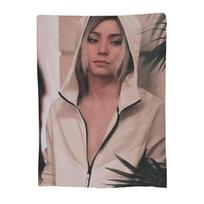 Alice In Borderland - Chishiya Blankets Soft Warm Flannel Throw Blanket Bedspread for Bed Living room Picnic Travel Home Couch Size: 75*100cm, Weight: 230 GSM