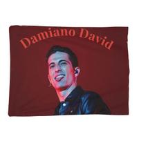 Damiano David Maneskin Music Band Photo Travel Blankets Soft Warm Flannel Throw Blanket Bedspread for Bedroom Picnic Home Couch Size: 75*100cm, Weight: 230 GSM