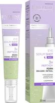 Eveline face therapy serum shot peptides kuracja wypełniająca pod oczy 3x peptydy na noc 20ml