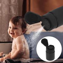 70Ml Flip Cover Talcum Powder Bottle Refillable Cosmetic Powder Dispenser Plastic Powder Container Empty Pots Bottles one size