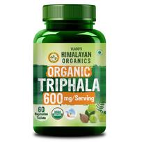 Vlado's Himalayan Organics Triphala Tablets Organic Herbal Digestive Support Supplement Bowel Wellness Formula 60 Tablets