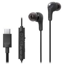 JVC Kenwood Laidinės ausinės su USB juodos HA-FR9UC-B Mikrofonu, C tipo In-Ear, C tipo, 1,2m, (HA-FR9UC)