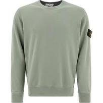 Stone Island Logo Patch Long Sleeve Crewneck Sweatshirt Men sweatshirt Green K1S1561000-44S0051-V0055 L