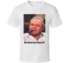 Archie Bunker Wwd All In The Family Retro Tv White T-shirt L