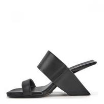 United Nude Riccio Anna Loop High Heel Mule  Ro51und002bk BK/350_220