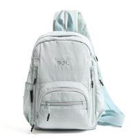 Multifunctional Commuter Backpack Travel Lightweight Chest Bag Solid Color Crossbody Bag geltona