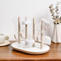 Detachable Baby Bottle Drying and Storage Rack smėlis