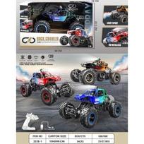 Nuotoliniu būdu valdomas automobilis REAL ROCK Crawler su dūmų funkcija, mėlynas