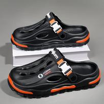 Thick-soled Non-slip Clogs for Men and Women, Versatile Summer Sandals for Both Indoor and Outdoor Wear, Slip-on Casual Style, Women Shoes 36-37 oranžinė