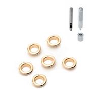 1 Set Eyelets Luggage Hardware Hole Eyelet Button Making Ornament DIY Accessory Grommets Eyelets for Purse Handbag Shoes 1 auksas