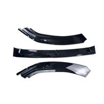For Vw Golf 7 Golf Mk7 Mk7.5 2012-2019 Car Front Bumper Lip Spoiler Splitter Gloss Black Protector Cover Body Kit Spoiler Guard Glossy Black