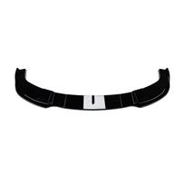 For BMW 5 Series E60 E61 525i 530i 540i 550i M Sport 2003-2010 Front Bumper Spoiler Lip Carbon Fiber Look/Gloss Black Splitter Glossy Black