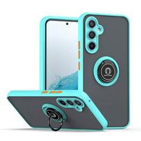 Šarvuotas magnetinis laikiklis žiedas dėklas, skirtas Samsung Galaxy A15 A25 A35 A55 A14 A34 A54 A13 A23 A33 A53 A52 A72, kietas PC matinės galinės dalies dangtelis Galaxy A05