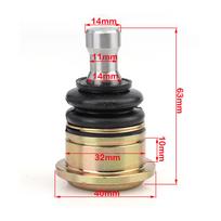 M10/M12 32X10mm Ball joint For 50cc 70cc 90cc 110cc 125cc 200cc 250cc ATV Go Kart UTV Buggy Golf Cart Quad Bike Parts 14mm