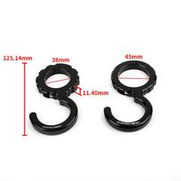 Car Modified Racing Steering Wheel Hook Roll Cage Steering Wheel Hook Hanging Ring 38mm 45mm steering wheel Hooking 38mm